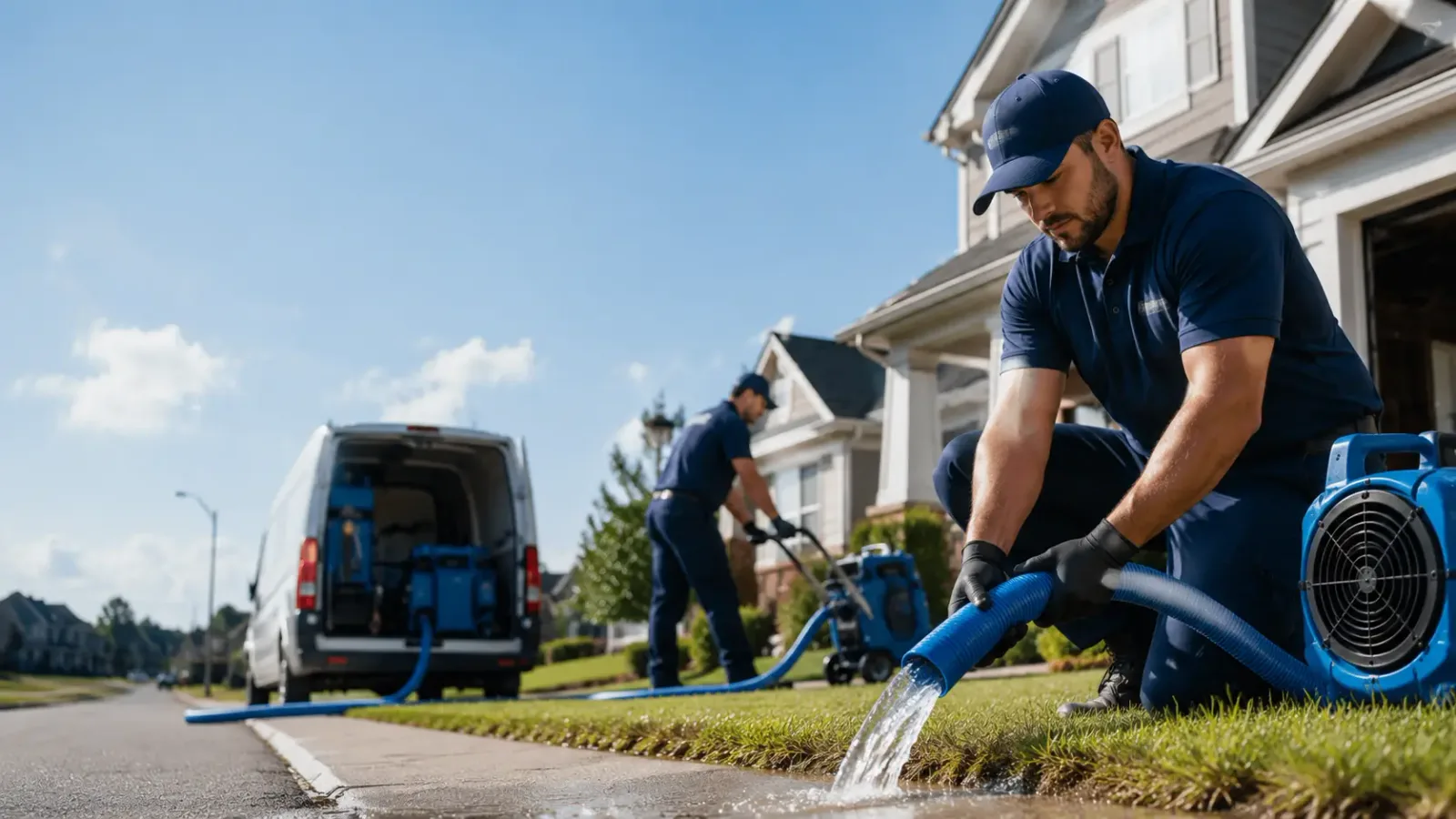Flood Damage Restoration in New Llano, LA